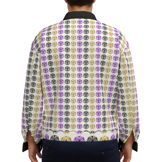 All-Over Print Unisex Lapel Jacket | 245GSM Cotton