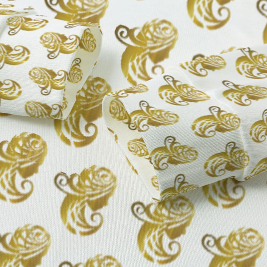 All-Over Print Unisex Turtleneck Knitted Fleece Sweater