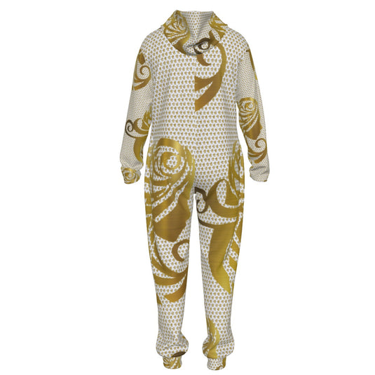 All-Over Print Unisex Thickened Home Jumpsuit