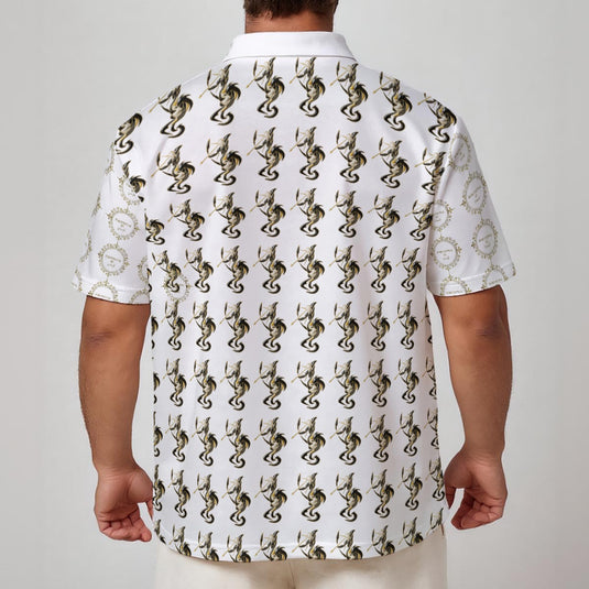 All-Over Print Men's Polo Shirt