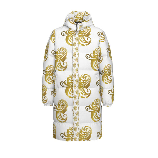 All-Over Print Unisex Long Down Jacket