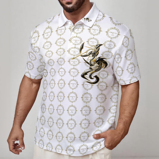 All-Over Print Men's Polo Shirt