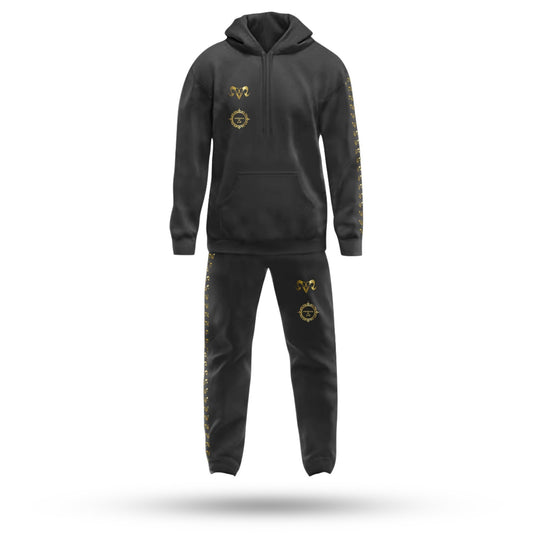 Men's Premium Long Sleeve Jogger Sweatshirt Set Hoodie + Pant