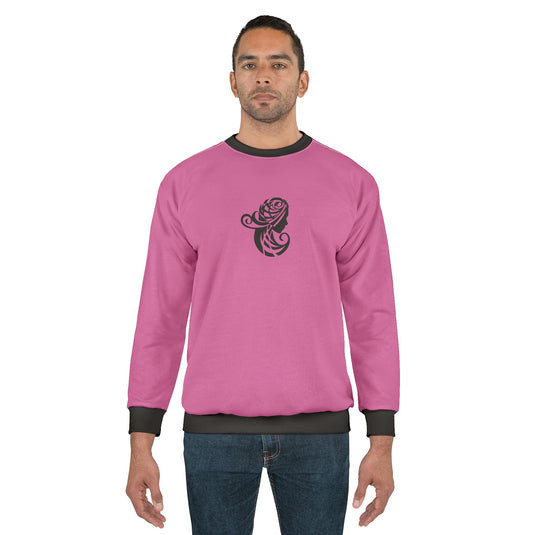 Stylish Unisex Sweatshirt with Floral Design - Perfect for Casual Outings and Gifting