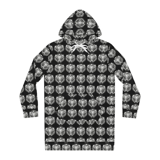 Fierce Style Women's Hoodie Dress, Unique Fashion for Comfort, Stylish Outfit for Every Day, Casual Wear, Gift for Trendsetters