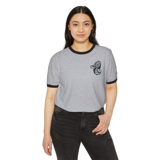 Unisex Cotton Ringer Tee Shirt