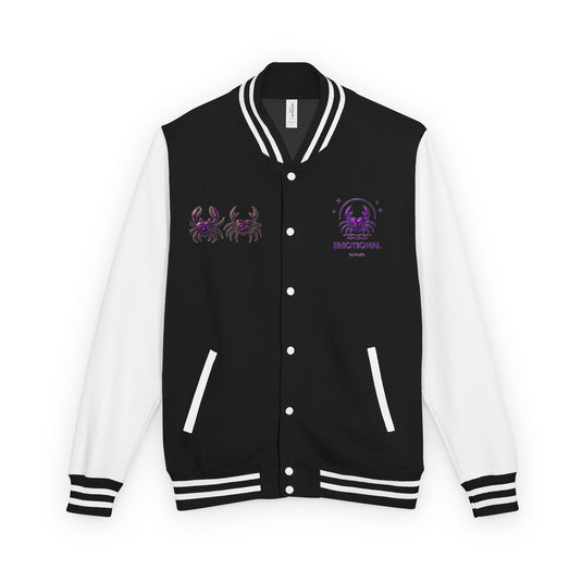 Emotional Letterman Jacket, Unisex Varsity Jacket, Trendy Apparel, Perfect for Gifts, Casual Wear, Stylish Outerwear