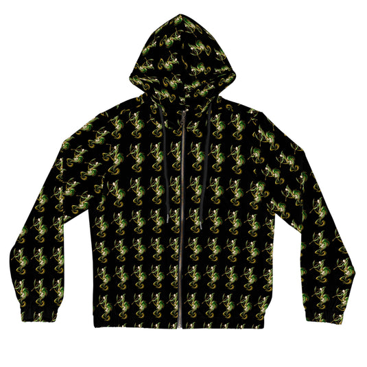 Stylish Women’s Full-Zip Hoodie with Unique Pattern, Perfect for Casual Outings, Lounge Wear, Gifts for Her, Trendy Streetwear, [...]