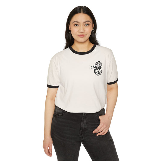 Unisex Cotton Ringer Tee Shirt
