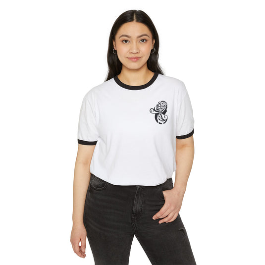 Unisex Cotton Ringer Tee Shirt
