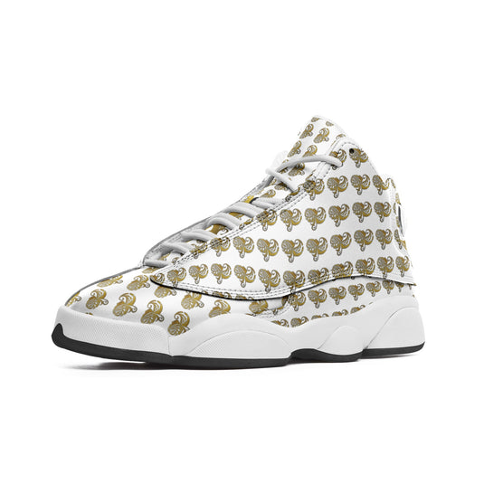 Unisex High Top Leather Sneakers