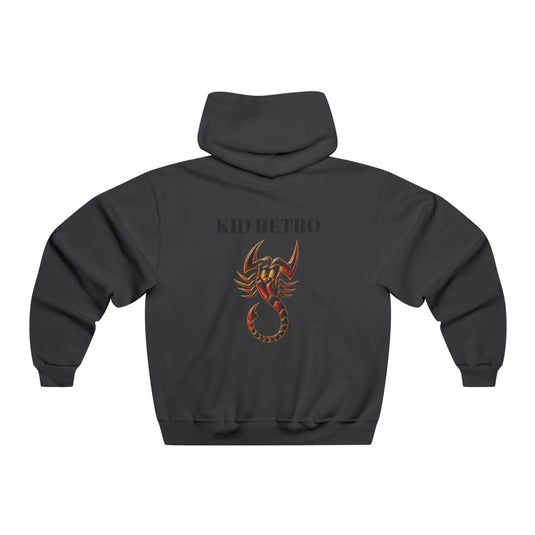 Bold Scorpion Graphic Hoodie for Trendsetters, Ideal for Streetwear, Gifts, Parties, Retro Vibes, Comfortable Style