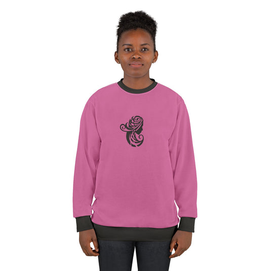 Stylish Unisex Sweatshirt with Floral Design - Perfect for Casual Outings and Gifting