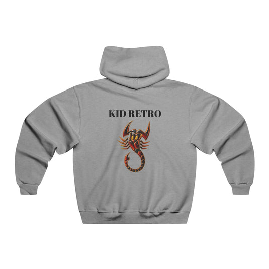 Bold Scorpion Graphic Hoodie for Trendsetters, Ideal for Streetwear, Gifts, Parties, Retro Vibes, Comfortable Style