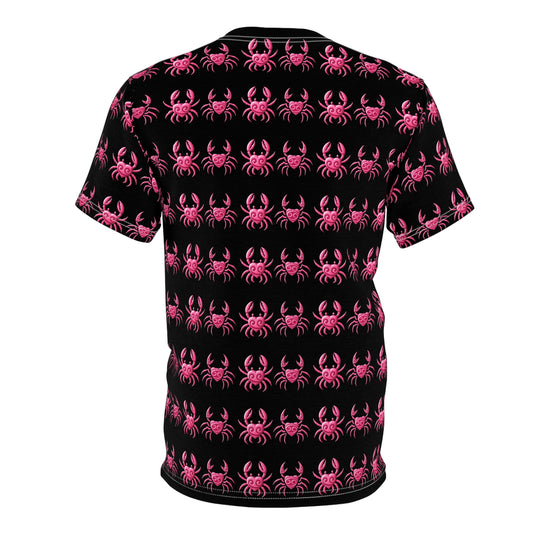 Playful Pink Crab Unisex Tee - Perfect for Beach Lovers and Summer Vibes
