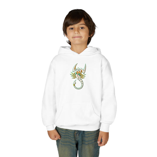 Youth Scorpion Graphic Hoodie - Cozy Style for Adventure Lovers
