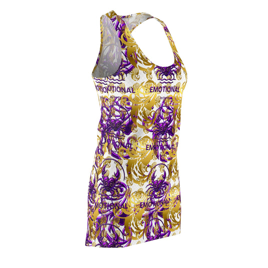 Women's Cut & Sew Racerback Dress (AOP)