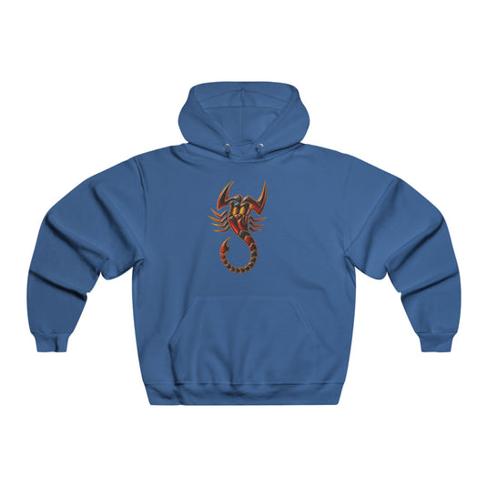 Bold Scorpion Graphic Hoodie for Trendsetters, Ideal for Streetwear, Gifts, Parties, Retro Vibes, Comfortable Style
