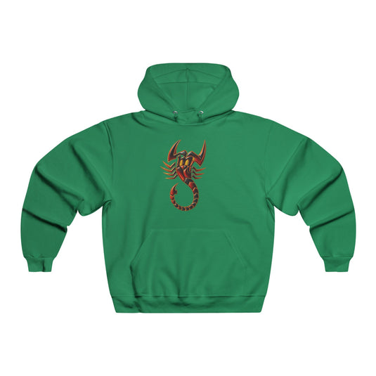 Bold Scorpion Graphic Hoodie for Trendsetters, Ideal for Streetwear, Gifts, Parties, Retro Vibes, Comfortable Style
