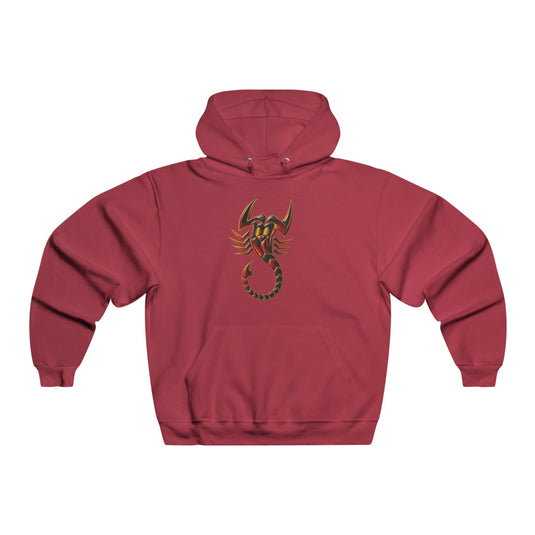 Bold Scorpion Graphic Hoodie for Trendsetters, Ideal for Streetwear, Gifts, Parties, Retro Vibes, Comfortable Style