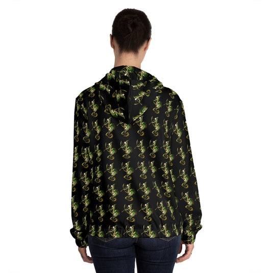 Stylish Women’s Full-Zip Hoodie with Unique Pattern, Perfect for Casual Outings, Lounge Wear, Gifts for Her, Trendy Streetwear, [...]