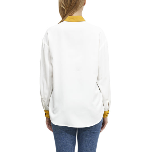 Long Sleeve Button Up Casual Shirt Top