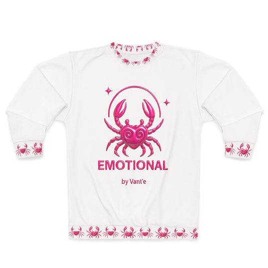 Emotional Crab Unisex Sweatshirt - Unique Design for Self-Expression