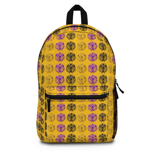 Vibrant Floral Pattern Backpack - Stylish School Bag, Travel Companion, Laptop Carrier, Gift for Students, Colorful accessoire