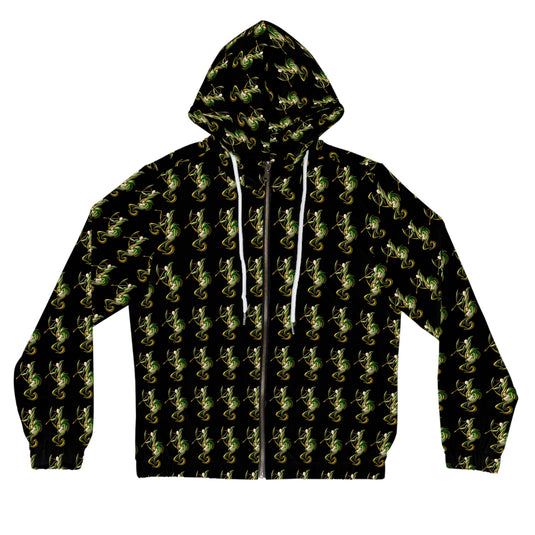 Stylish Women’s Full-Zip Hoodie with Unique Pattern, Perfect for Casual Outings, Lounge Wear, Gifts for Her, Trendy Streetwear, [...]