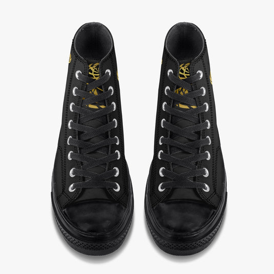 E.B.V. High-Top Canvas Sneakers