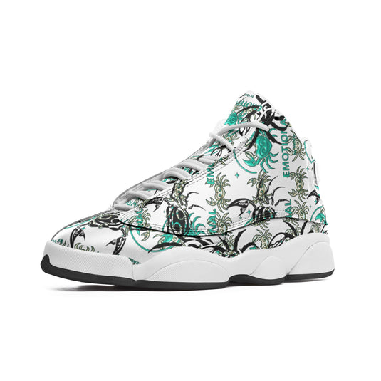Unisex High Top Leather Sneakers