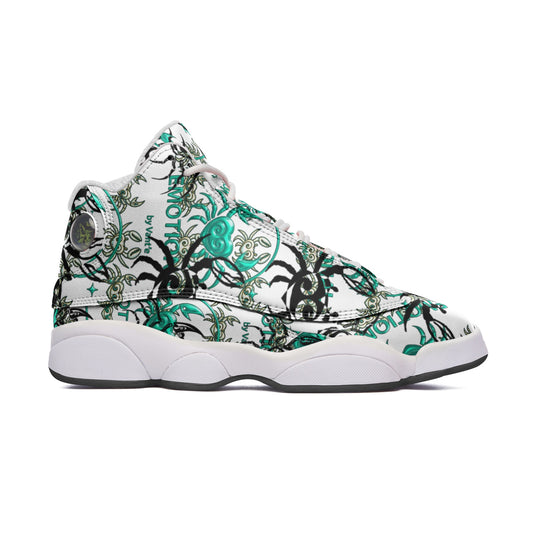 Unisex High Top Leather Sneakers