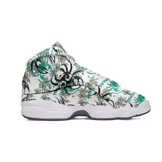 Unisex High Top Leather Sneakers