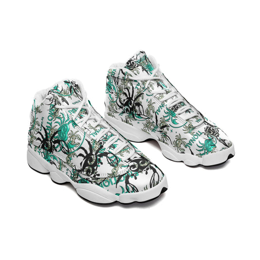 Unisex High Top Leather Sneakers