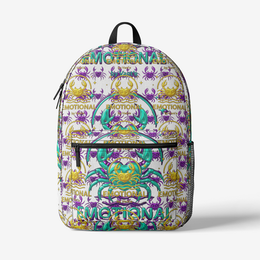 Retro Colorful Print Trendy Backpack