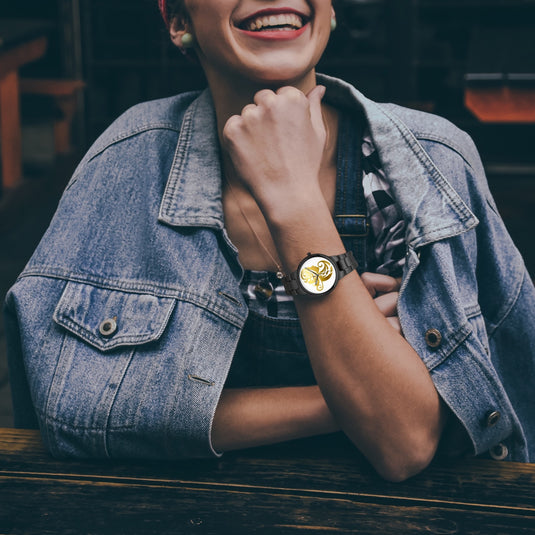 E.B.V. Stainless Quartz Watch